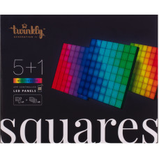 Twinkly Smart LED Squares 1+5 RGB Gen II IP20 16x16см кабель білий (TWQ064STW-07-BEU)