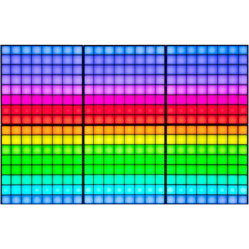 Twinkly Smart LED Squares 1+5 RGB Gen II IP20 16x16см кабель білий (TWQ064STW-07-BEU)