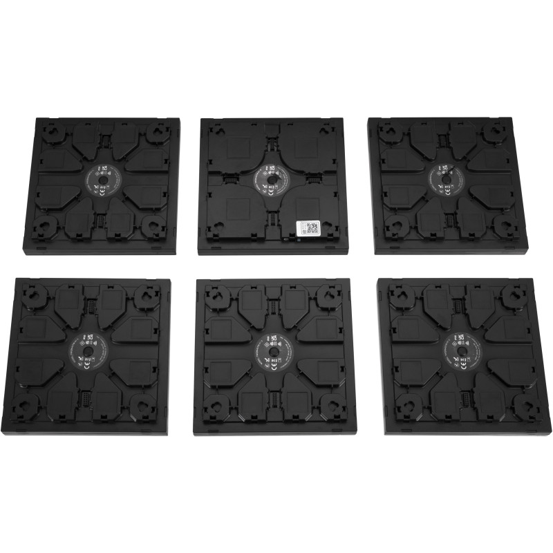 Twinkly Smart LED Squares 1+5 RGB Gen II IP20 16x16см кабель білий (TWQ064STW-07-BEU)