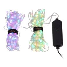 Twinkly Smart LED Dots Lights RGB 400 Gen II IP44 20м кабель прозорий (TWD400STP-TEU)