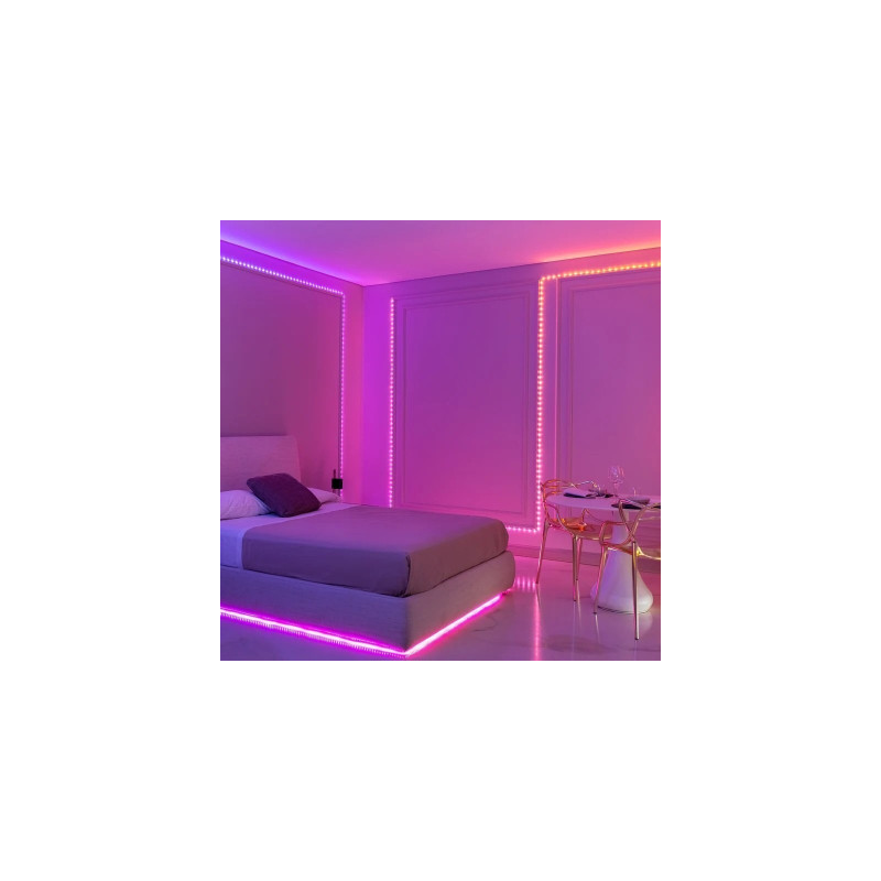 Twinkly Smart LED Dots Lights RGB 400 Gen II IP44 20м кабель прозорий (TWD400STP-TEU)
