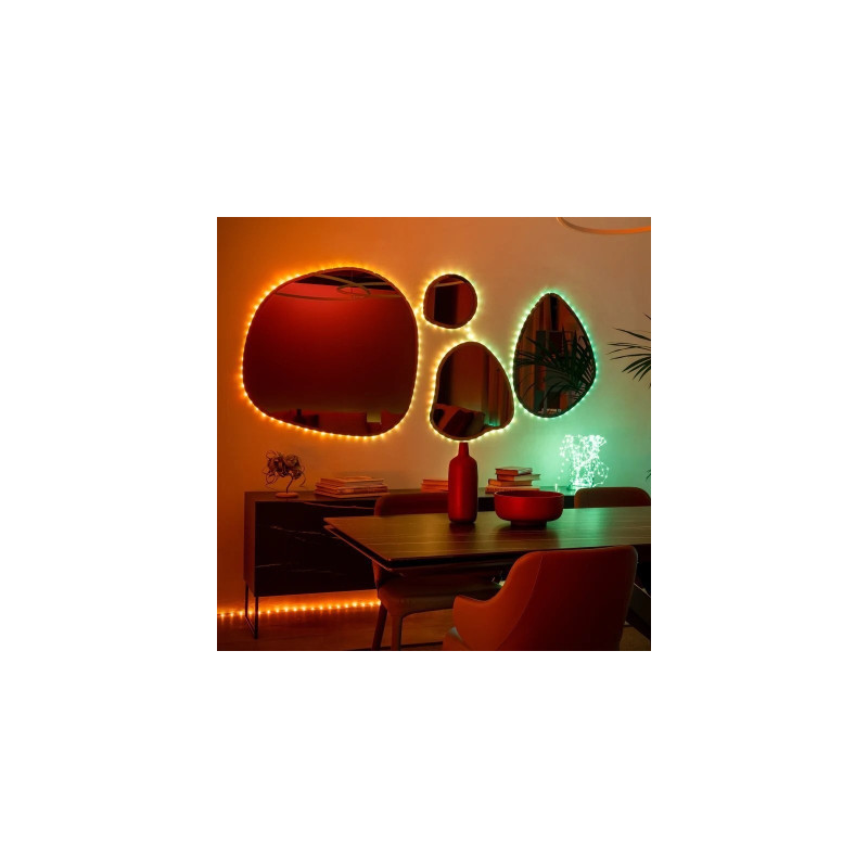 Twinkly Smart LED Dots Lights RGB 400 Gen II IP44 20м кабель прозорий (TWD400STP-TEU)