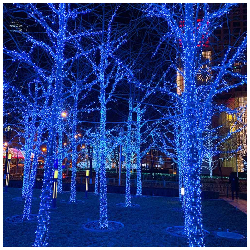 Электрогирлянда ColorWay 100 LED IP65 10 м Голубой (CW-GO-100L10BL)