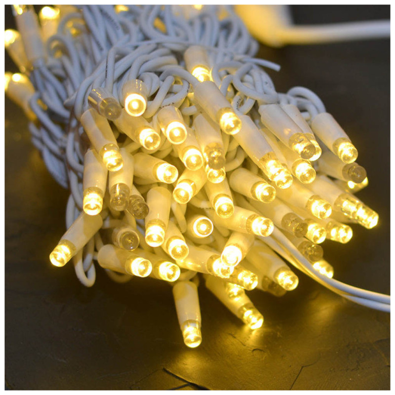 Электрогирлянда ColorWay 100 LED IP65 10 м Теплый белый (CW-GO-100L10WW)