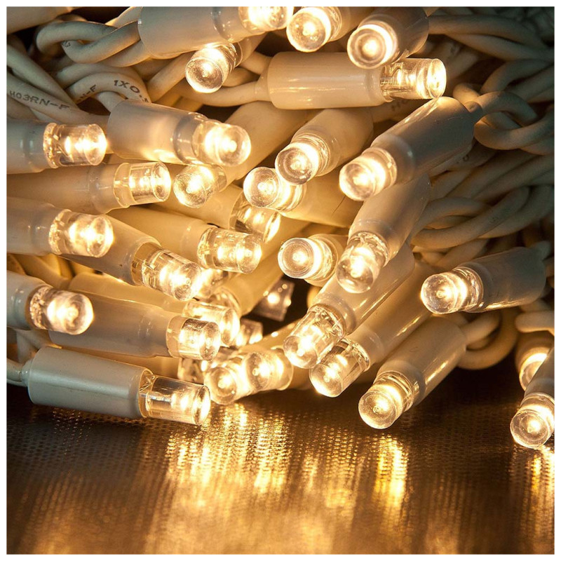 Электрогирлянда ColorWay 100 LED IP65 10 м Теплый белый (CW-GO-100L10WW)