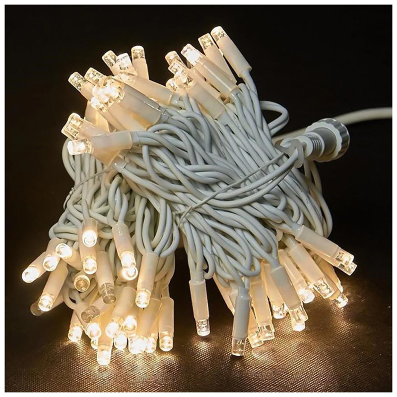 Электрогирлянда ColorWay 100 LED IP65 10 м Теплый белый (CW-GO-100L10WW)