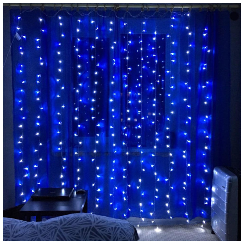 ColorWay 300 LED 3x3 м 220В синий (CW-GW-300L33VWFBL)