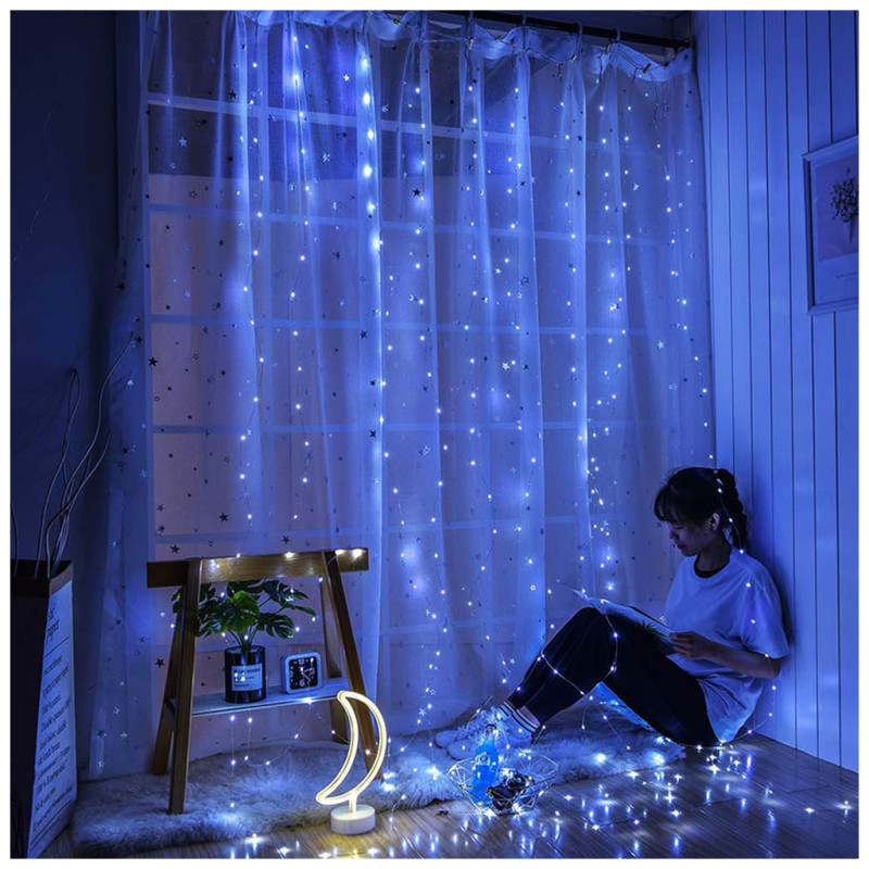 ColorWay 300 LED 3x3 м 220В синий (CW-GW-300L33VWFBL)