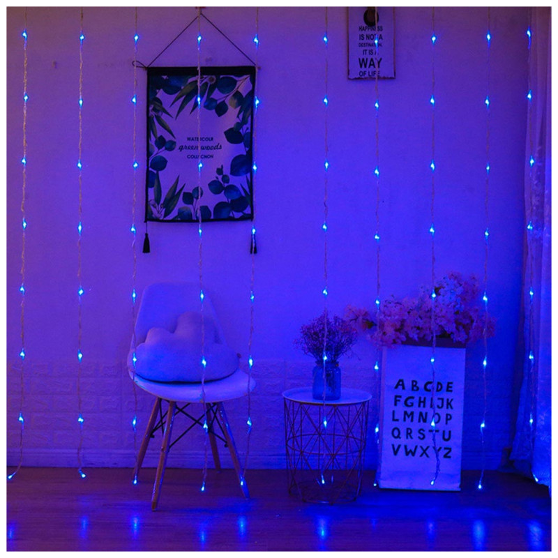 ColorWay 300 LED 3x3 м 220В синий (CW-GW-300L33VWFBL)