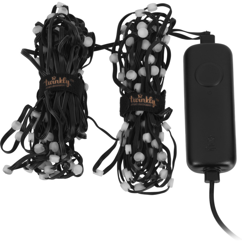 Twinkly Smart LED Dots Lights RGB 200 Gen II IP44 10м кабель прозорий (TWD200STP-BEU)