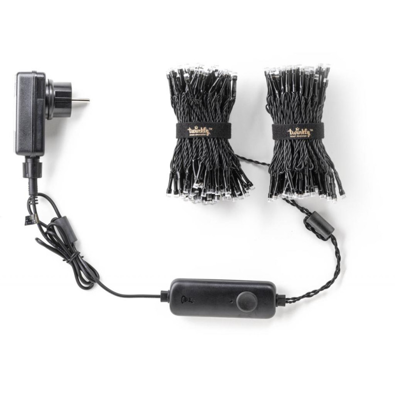 Twinkly Smart LED Strings RGBW 400 BT+WiFi Gen II IP44 кабель черный (TWS400SPP-BEU)
