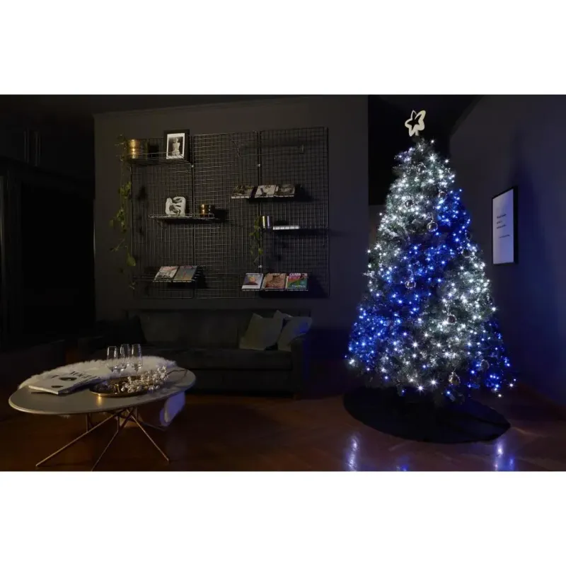 Электрогирлянда Twinkly Smart LED Strings RGB 600 BT+WiFi Gen II IP44 кабель черный (TWS600STP-BEU)