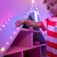 Twinkly Smart LED Strings USB 200 Heart-shaped RGB LEDs, Green Wire, USB-C (TWKH200RGB-G)