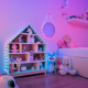 Twinkly Smart LED Strings USB 200 Heart-shaped RGB LEDs, Green Wire, USB-C (TWKH200RGB-G)