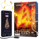 Twinkly Smart LED Strings USB 200 Candle-shaped RGB LEDs, Clear Wire, USB-C (TWKC200RGB-T)