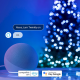 Twinkly Smart LED Strings USB 200 Candle-shaped RGB LEDs, Clear Wire, USB-C (TWKC200RGB-T)