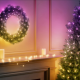 Twinkly Smart LED Strings USB 100 Pearl-shaped RGB LEDs, Green Wire, USB-C (TWKP100RGB-G)