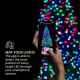 Twinkly Smart LED Strings RGB 250 BT+WiFi Gen II IP44 кабель чорний (TWS250STP-BEU)