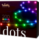Электрогирлянда Twinkly Smart LED Dots 200 RGB LED Lights String, Clear Wire, Plug Type C (TWD200STP-TEU)