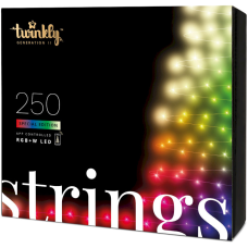 Twinkly Smart LED Strings RGBW 250 BT+WiFi Gen II IP44 кабель прозрачный (TWS250SPP-TEU)