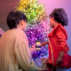 Twinkly Smart LED Strings USB 200 Candle-shaped RGB LEDs, Green Wire, USB-C (TWKC200RGB-G)