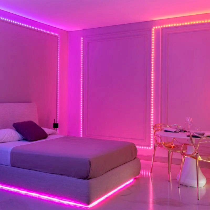 Twinkly Smart LED Dots 400 RGB LED Lights String Black Wire Plug Type C (TWD400STP-BEU)