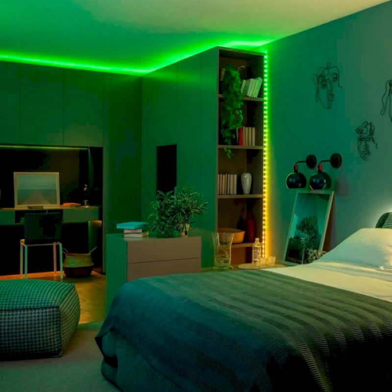 Twinkly Smart LED Dots 400 RGB LED Lights String Black Wire Plug Type C (TWD400STP-BEU)