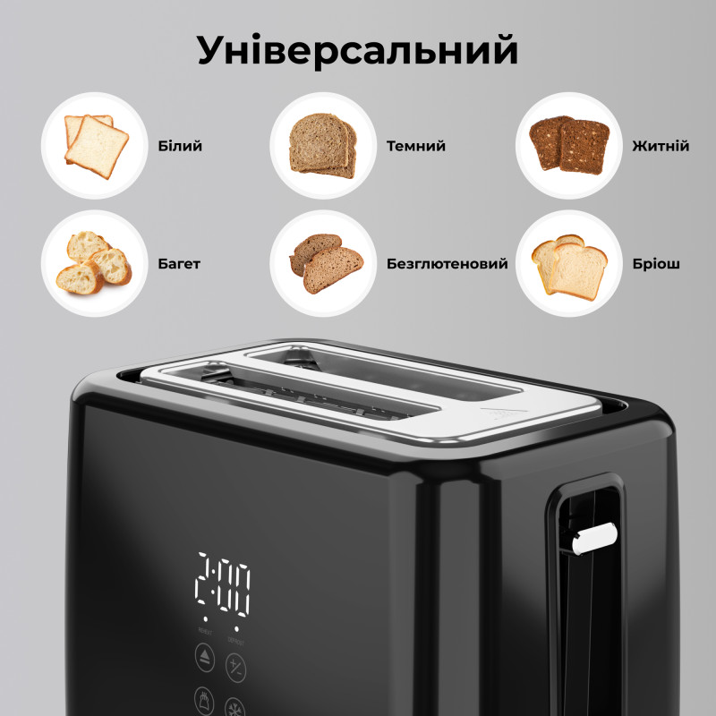 Тостер AENO TS2B (ATS0002B)