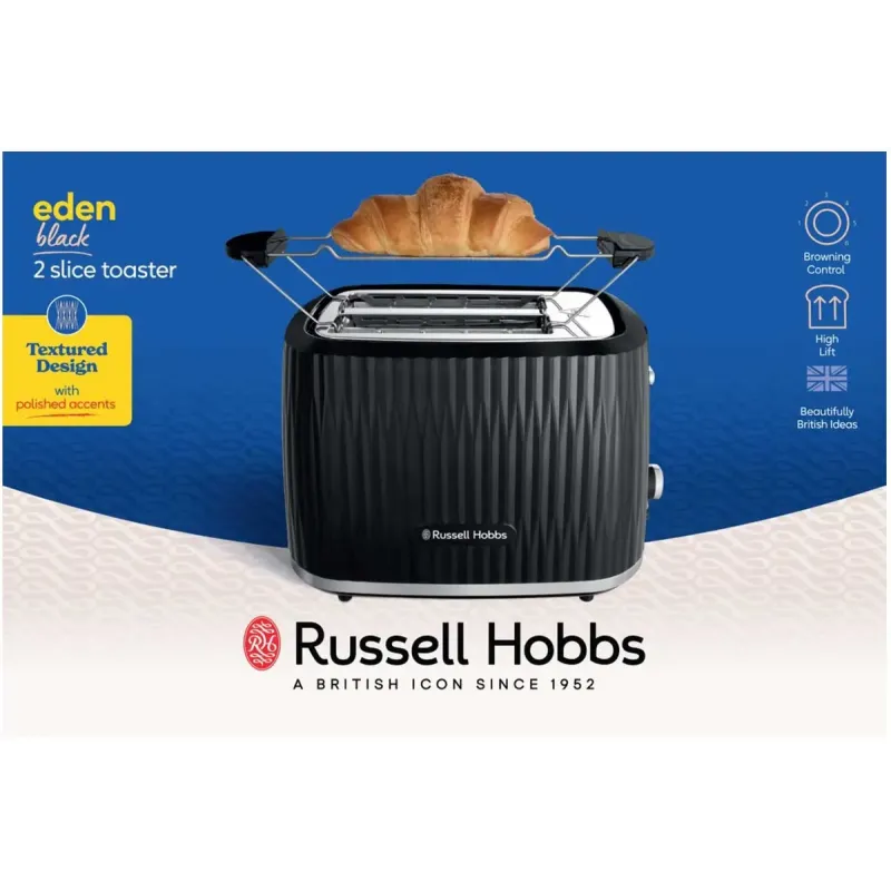 Тостер Russell Hobbs Eden 2S Black 27371-56