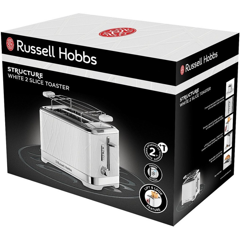 Тостер Russell Hobbs Structure White 28090-56