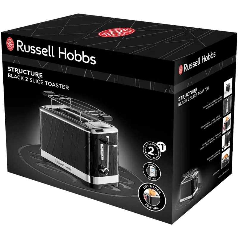 Тостер Russell Hobbs Structure Black 28091-56