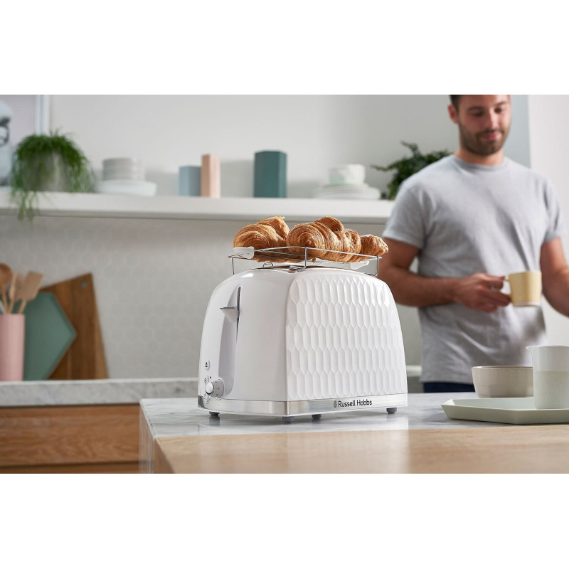 Тостер Russell Hobbs Honeycomb White 26060-56