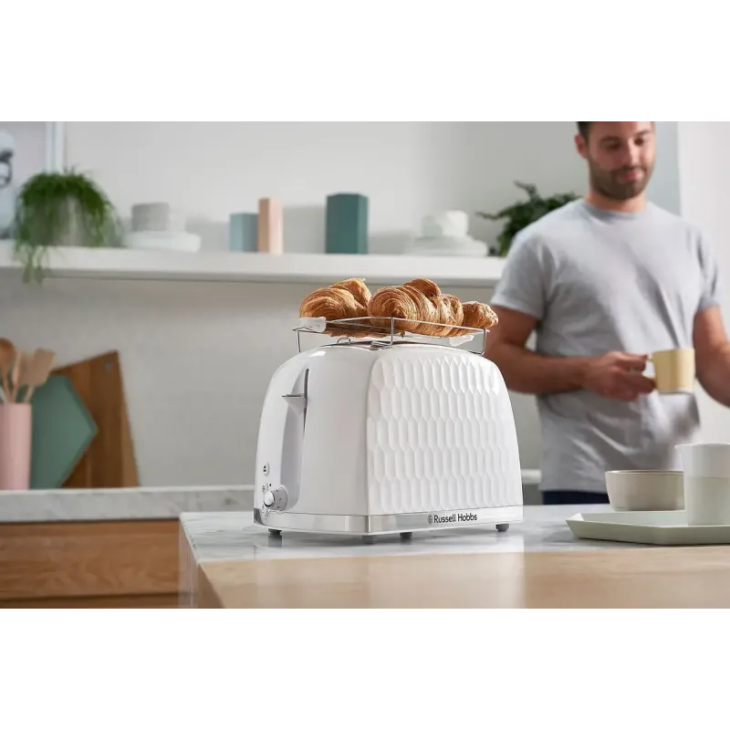 Тостер Russell Hobbs Honeycomb White 26060-56