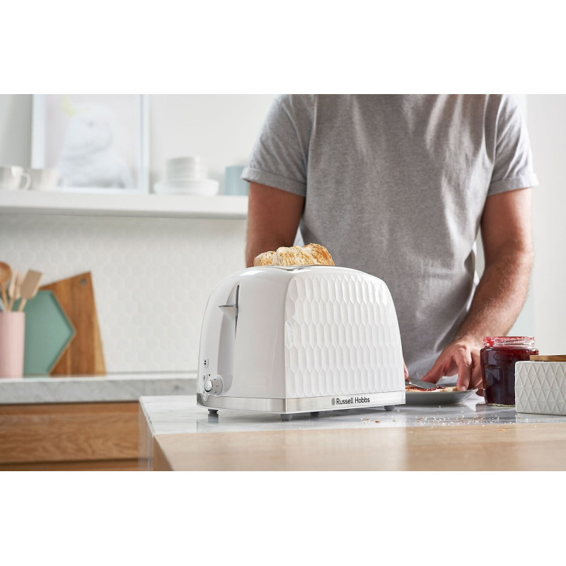 Тостер Russell Hobbs Honeycomb White 26060-56