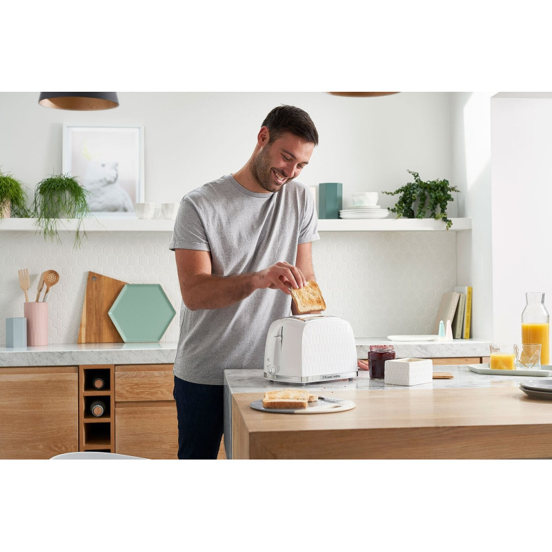 Тостер Russell Hobbs Honeycomb White 26060-56