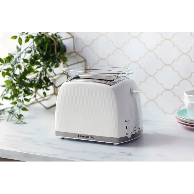 Тостер Russell Hobbs Honeycomb White 26060-56