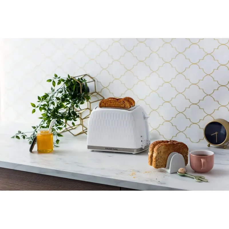 Тостер Russell Hobbs Honeycomb White 26060-56