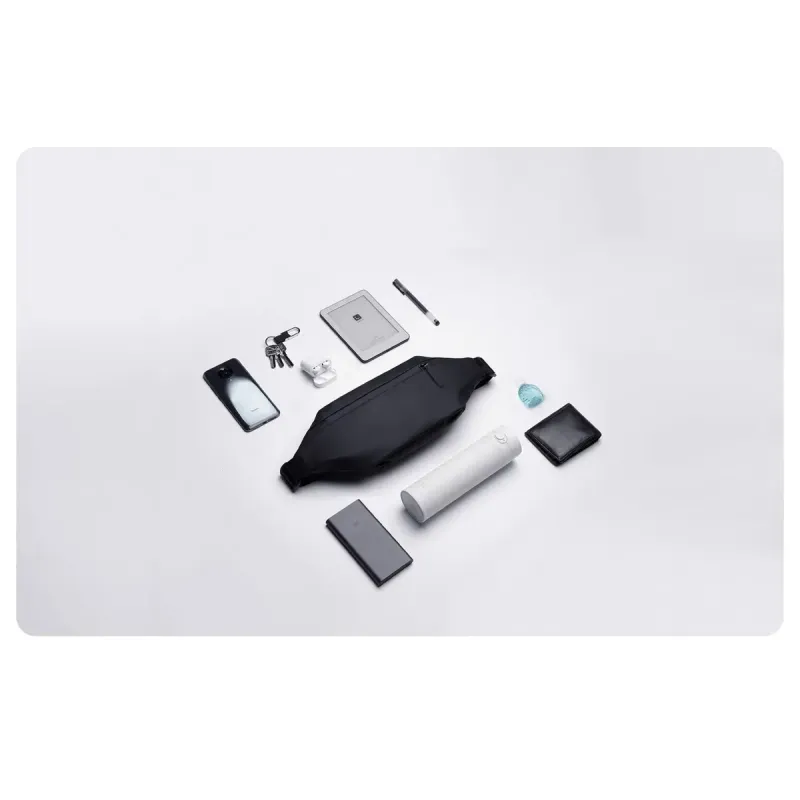 Сумка дорожня Xiaomi Сумка на одне плече/на пояс (бананка) Sports Fanny Pack Black