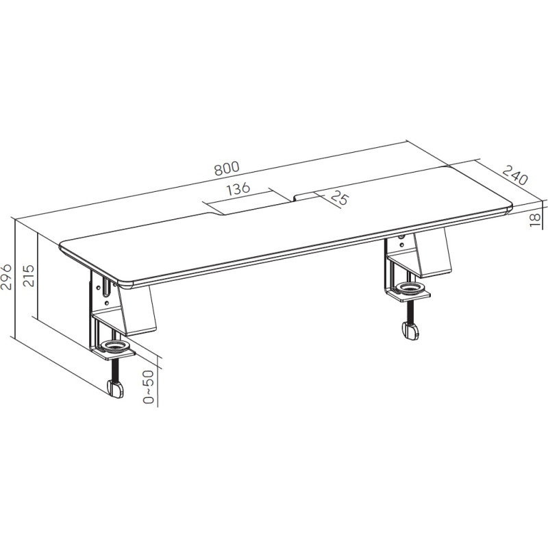 Подставка для ноутбука OfficePro MR123B