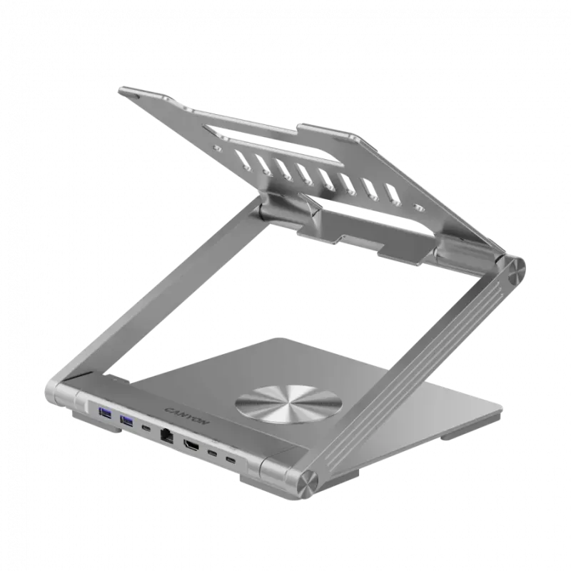 Подставка для ноутбука Canyon Laptop Stand with Detachable Hub OnStand 2 6-in-1 Hub (CNS-SDS2)