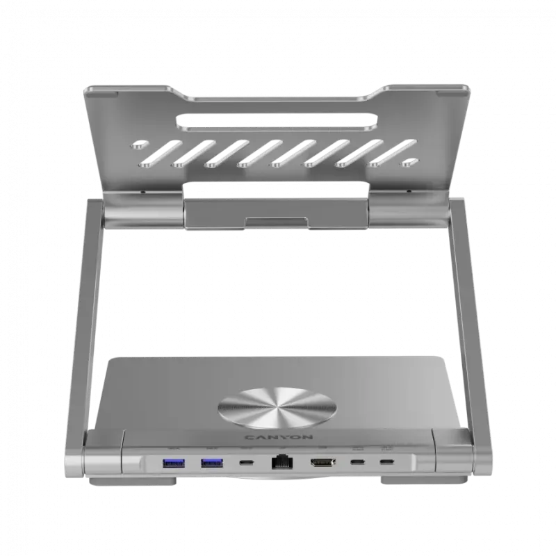 Подставка для ноутбука Canyon Laptop Stand with Detachable Hub OnStand 2 6-in-1 Hub (CNS-SDS2)