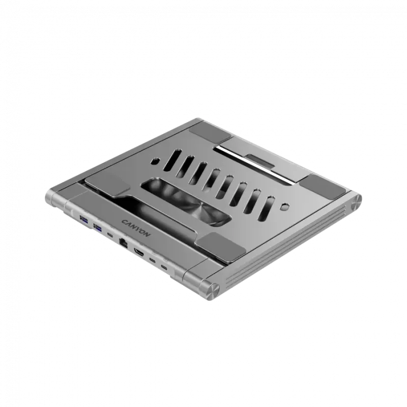 Подставка для ноутбука Canyon Laptop Stand with Detachable Hub OnStand 2 6-in-1 Hub (CNS-SDS2)