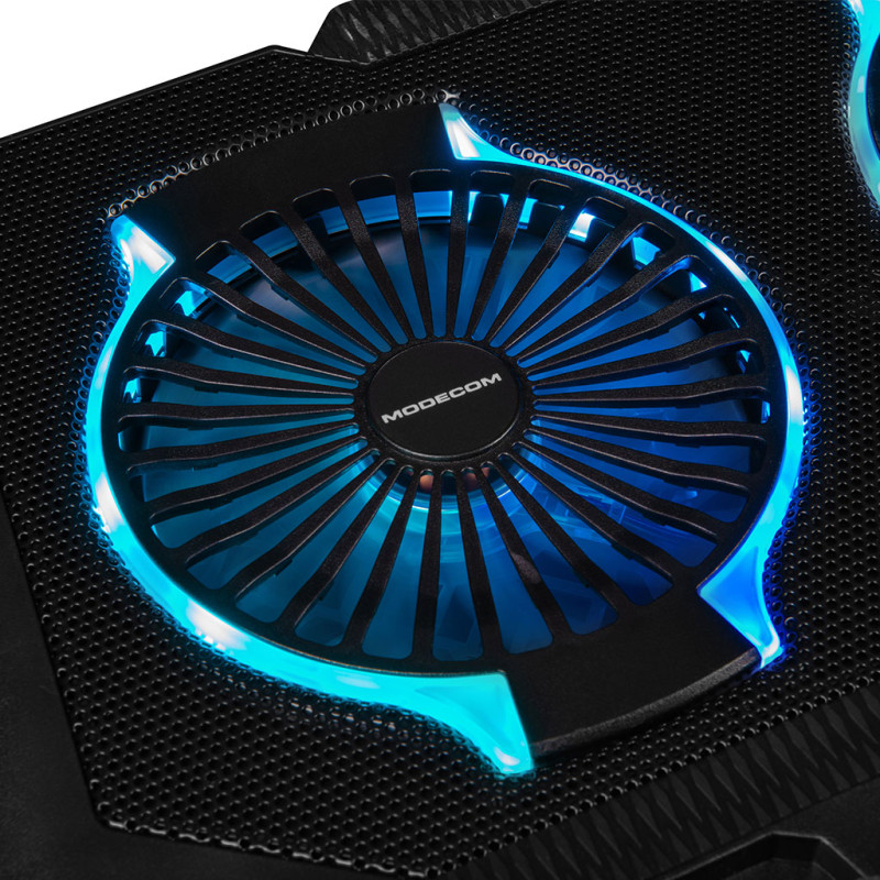 Подставка для ноутбука Modecom Silent Fan MC-CF21 RGB (PL-MC-CF-21-RGB)