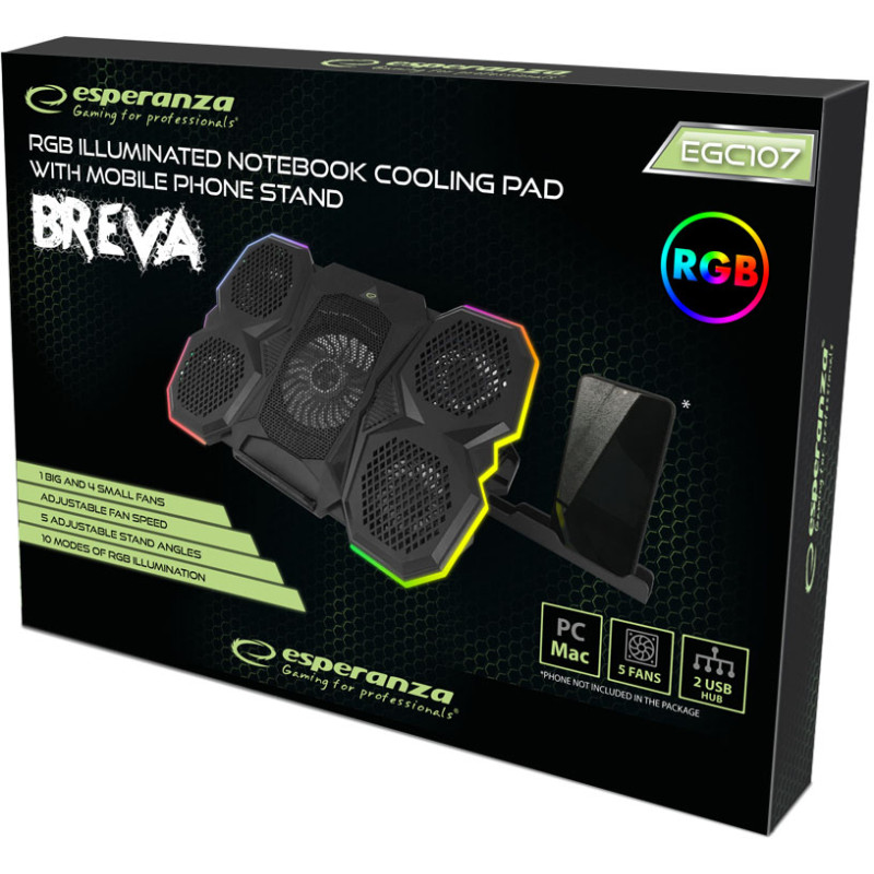 Підставка для ноутбука Esperanza Breva EGC107