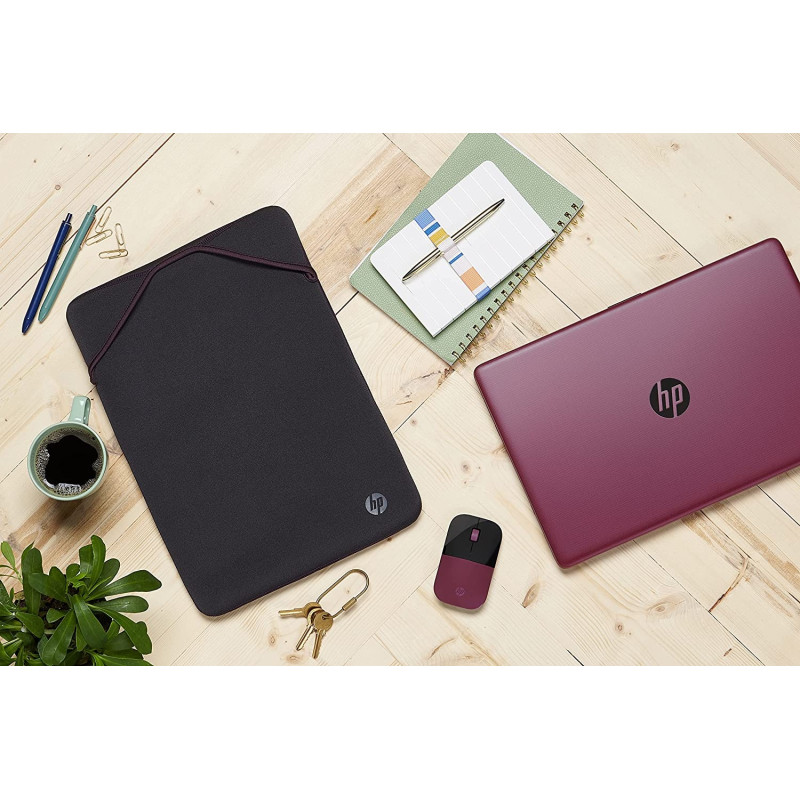Сумка для ноутбука HP 15.6 Reversible Protective Grey/Mauve Sleeve (2F1W8AA)