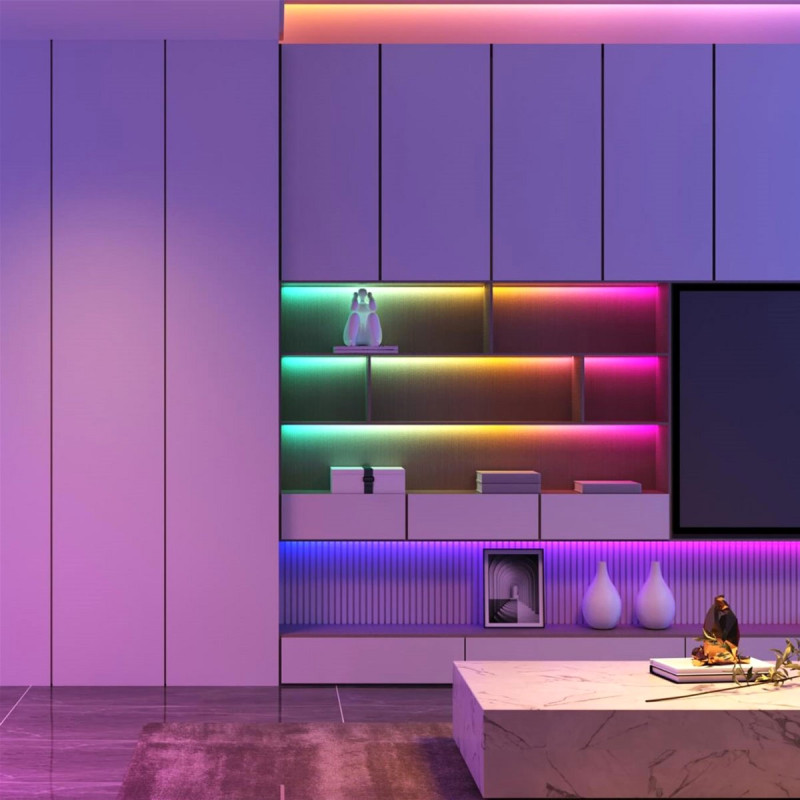 Светодиодная лента Govee H619A Basic Wi-Fi + Bluetooth LED Strip Light with Protective Coating RGBIC 5м (H619A3D1)