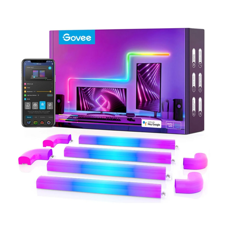 Govee H6062 Glide RGBIC Wall Light 8+4 RGB (B6062302)