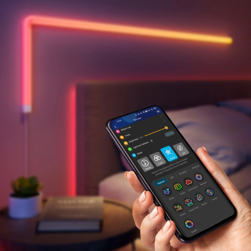 Govee H6062 Glide RGBIC Wall Light 8+4 RGB (B6062302)