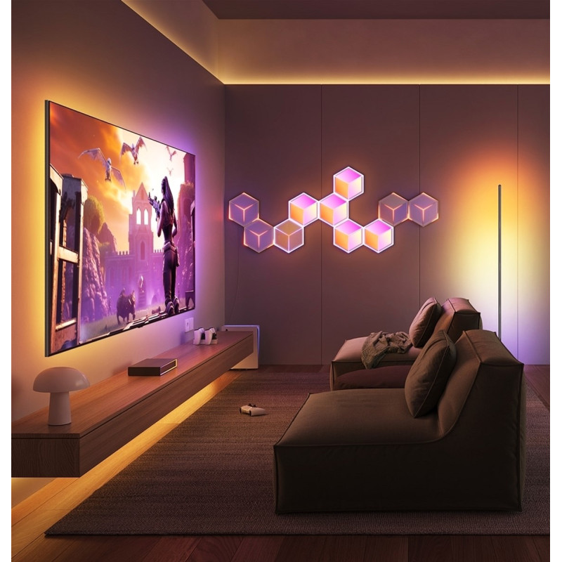 Светодиодная лента Govee H106A Glide Hexagon Light Panels Ultra expansion pack 1pcs RGBIC (H106A007-OF-EU)