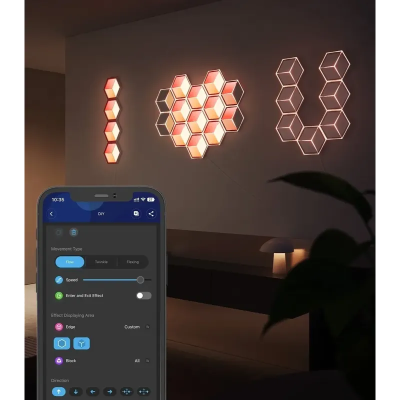 Светодиодная лента Govee H106A Glide Hexagon Light Panels Ultra expansion pack 1pcs RGBIC (H106A007-OF-EU)